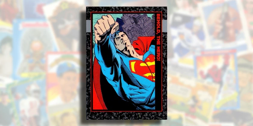 1992 Skybox Doomsday Death of Superman trading card checklist