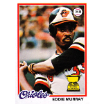 1978 Topps Baseball cards 36 Eddie Murray, Baltimore Orioles