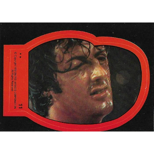 1979 Topps Rocky II Pegatinas Adrian Balboa #21 novato x9h 