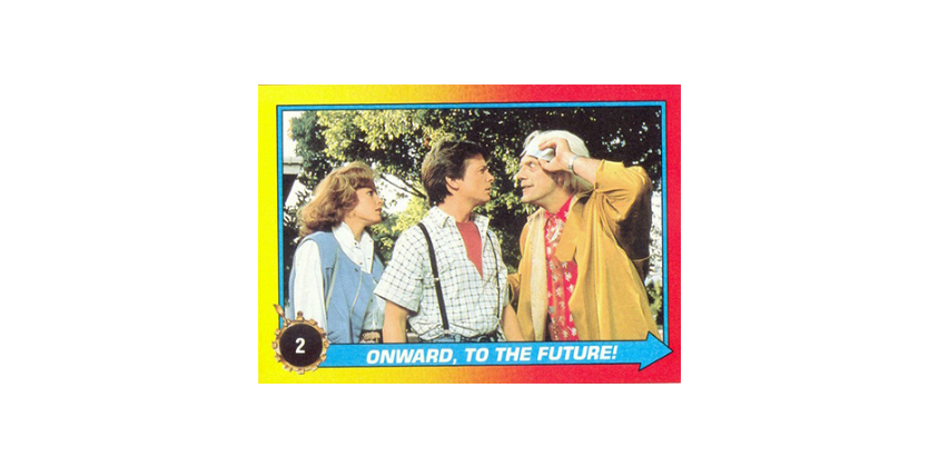 Trading Card Wrapper #W4 Back To The Future Part II 
