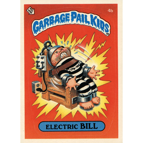 Garbage Pail Kids Series 2 48B Marty Mouthful ORIGINAL 1985 