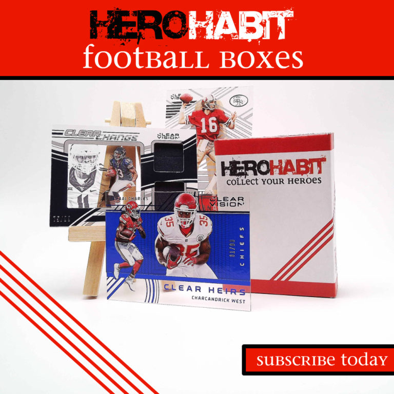 Hero Habit Football Box A monthly trading card subscription