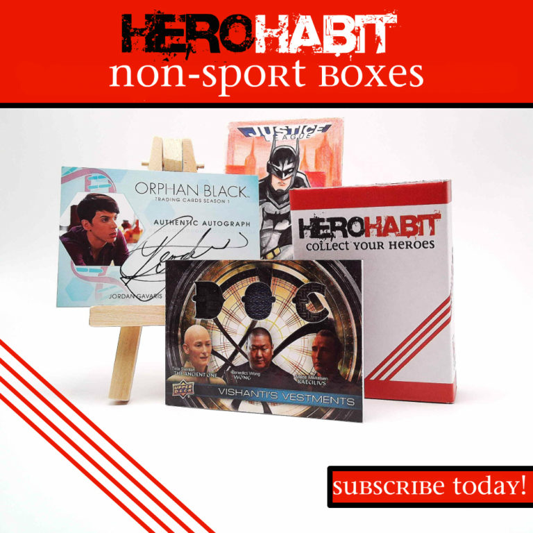 The Hero Habit NonSports Box Trading card subscription service
