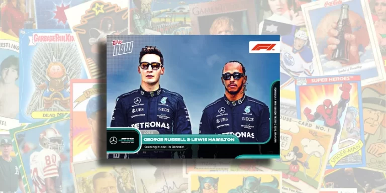 2022 Topps Now F1 racing trading card checklist