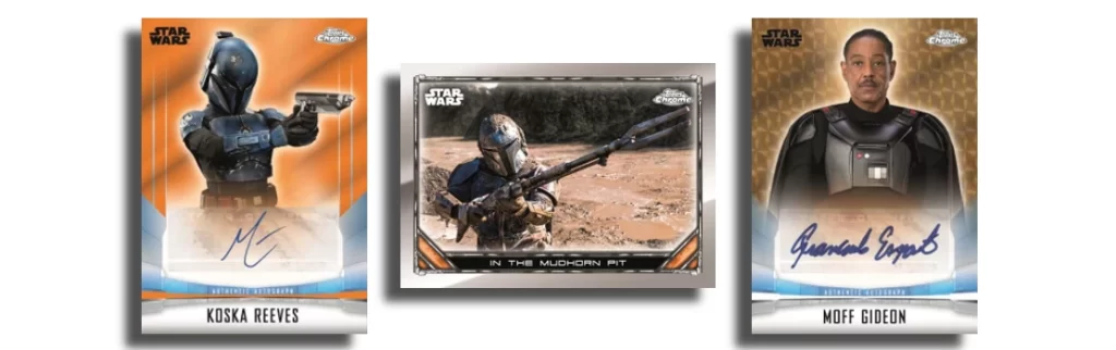 Topps STAR WARS MANDALORIAN SEASON 3 EPISODE 1 - 5 CARD SET