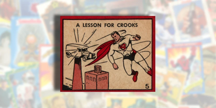 1940 Leader Novelty Superman trading card checklist