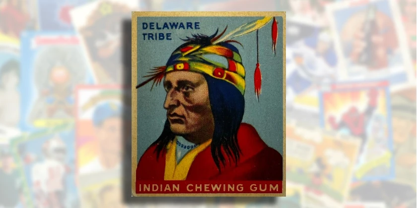 1947 Goudey Indian gum trading card checklist