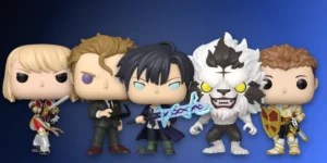 Funko Pop Solo Leveling figures Cha Hae-In, Woo Jinchul, Sung Jinwoo, Baek Yoonho and Yoo Jinho
